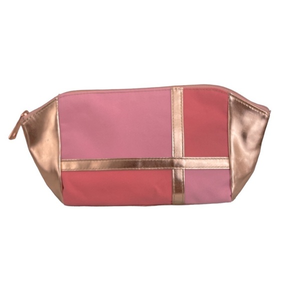 𝅺❤️ COVERGIRL Pink Color block Makeup Bag ❤️ - Picture 1 of 7